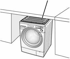 Elhelyezés Ügyeljen arra, hogy elegendô helyet biztosítson a mosógép részére a készülék méretei a kezelési útmutató hátoldalán találhatók.