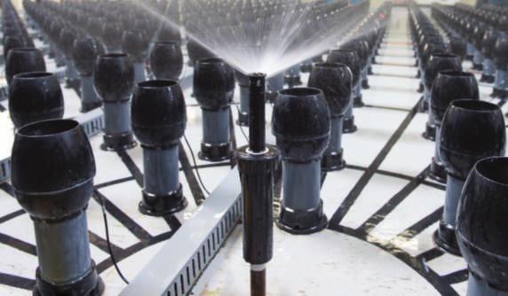 FÚVÓKÁK HUNTER ESŐZTETŐ ÖNTÖZŐK Megbízható üzlettársak ESŐZTETŐ SZÓRÓFEJ HÁZAK: Nagy nyomásnál is mindig működik A Pro-Spray 34,5 bar nyomásig nem robban szét, ezzel legerősebb az iparágban.