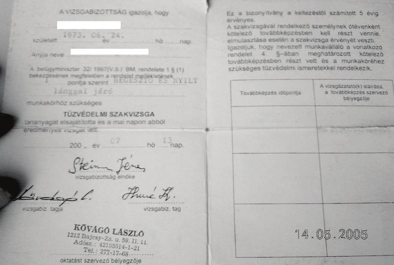 A tûzvizsgálat alapjai körültekintést nélkülözõ, vagy a szabályok betartását mellõzõ munkavégzés miatt következnek be.