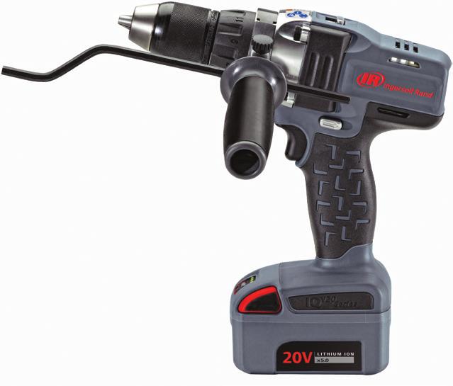 IQ V20 Series Fúró / Csavarbehajtó D5140 1/2" Tartós és hatékony 20 V-os zsírzópisztoly LUB5130 80 Nm-es ot biztosít, ezáltal a munkák gyorsabban és könnyebben elvégezhetők hosszú élettartamú motor