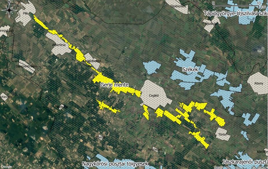 fészkel. A Natura 2000 terület víztől függő károsodottsága a "jelentősen károsodott" kategóriába sorolható (VGT2 6-9 melléklet).