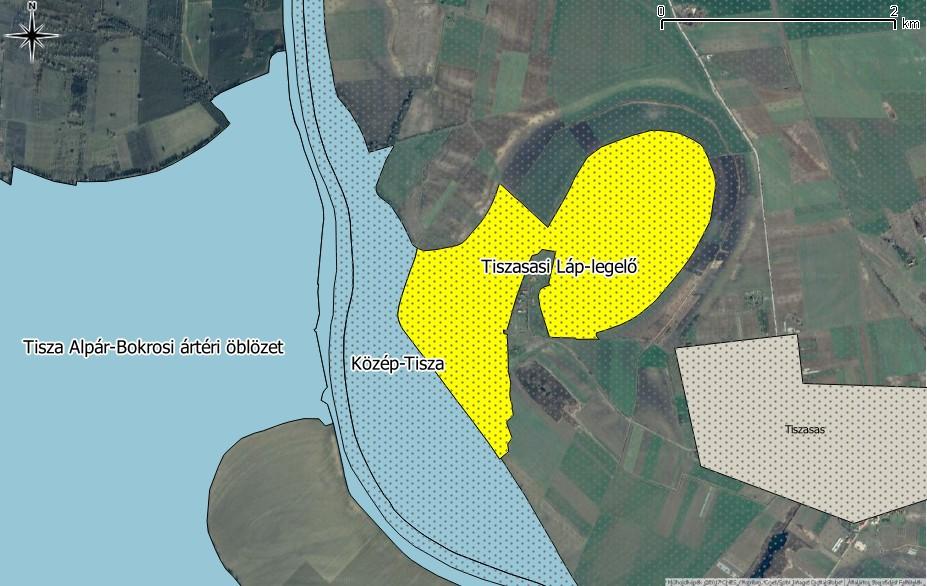 terület víztől függő károsodottsága a "nem, vagy alig károsodott" kategóriába sorolható (VGT2 6-9 melléklet). 77. ábra.
