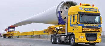 32 Camion Truck&Bus 2012/2 Jármű és felépítmény Speciális fuvareszközök ROTORSZÁLLÍTÓ TRÉLEREK ÚJ GENERÁCIÓJA Csökkenthető hosszúság és állítható magasság Ezen írásunkban két gyártó legutóbbi