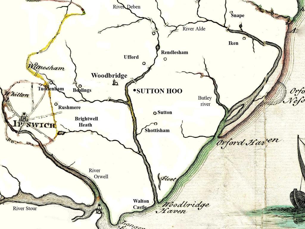 AZ ANGOL-SZÁSZ KULTÚRA NAGY REJTÉLYE Sutton Hoo / Suffolk /