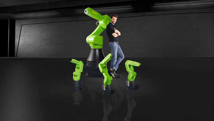 A CR sorozatú robotoknak köszönhetően a kezelőknek kevesebbszer kell lehajolniuk vagy kényelmetlen testtartásban dolgozniuk Sérülések megelőzése.