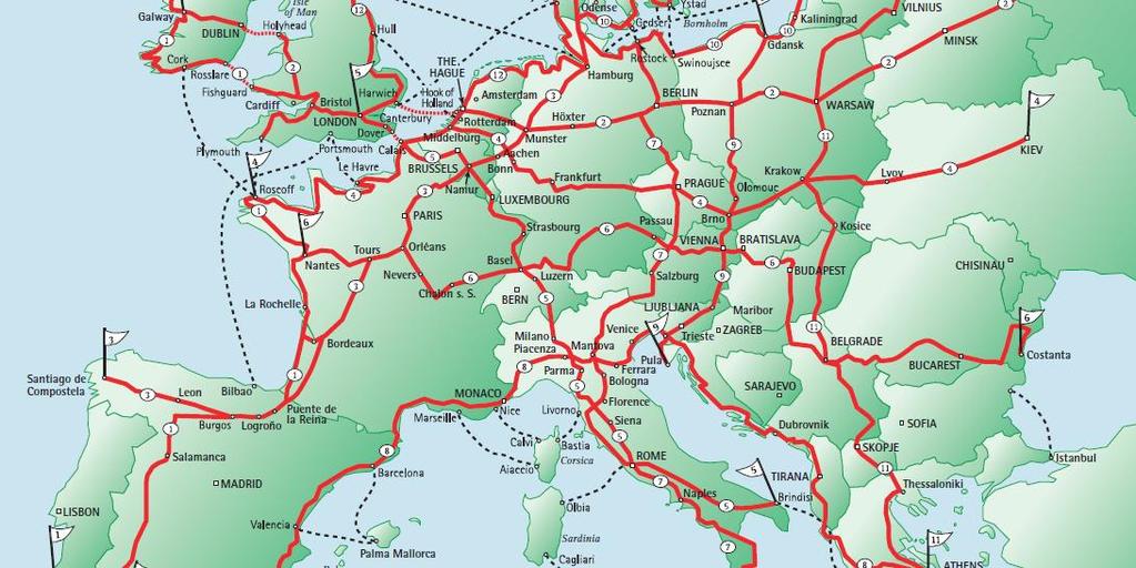 km hosszan 2 ) megléte egy szélesebb regionális kerékpárút-hálózat (az országutakon nagy forgalom miatt kifejezetten életveszélyes a kerékpározás) és a kerékpárosoknak nyújtott szolgáltatások (pl.