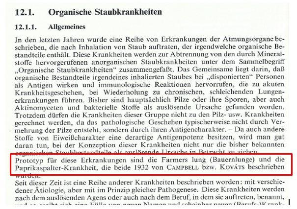 A paprika-hasítók tüdőbetegsége Mlczoch F.
