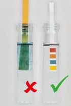 ph-fix: a nem vérző ph-tesztcsík A hagyományos ph-papírok használatakor fellépő hiba: a kioldódó indikátor: Szennyezi a
