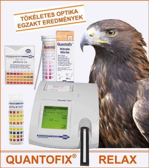 A Relax készülékkel QUANTOFIX ionszelektív tesztcsíkok és