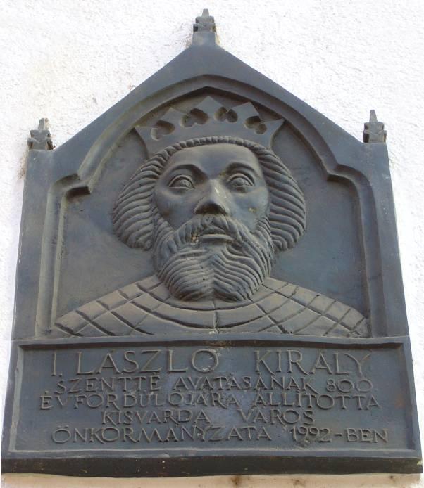 Bíró Lajos Az alkotás egy bronzból készült dombormű, mely Szent László királynak állít emléket a róla elnevezett