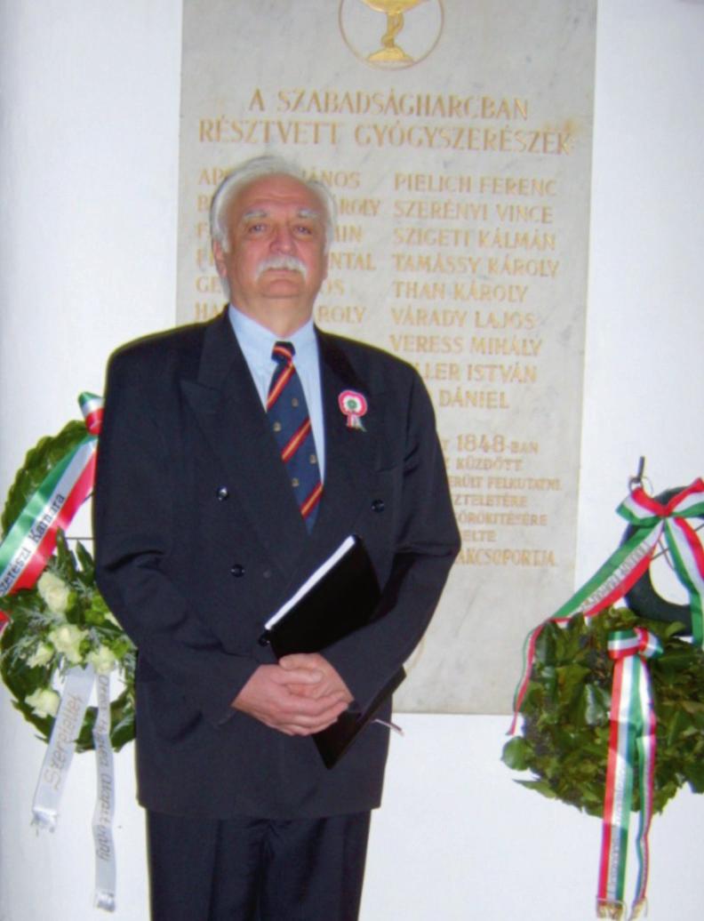 246 GYÓGYSZERÉSZET 2014. április HÍREK A SZAKMAI ÉS TUDOMÁNYOS ÉLET HÍREI KOSZORÚZÁS ÉS EMLÉKBESZÉD AZ 1848-49-ES FORRADALOM ÉS SZABADSÁGHARC 166.