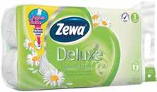 Ft Zewa Deluxe toalettpapír többféle, 3 rétegű, 8 tekercs 1 csomag:
