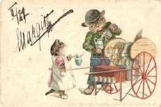 Künstler-Postkar 1000