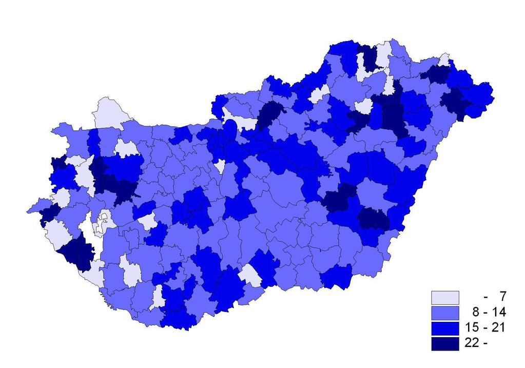 Cirkulációs migránsok aránya