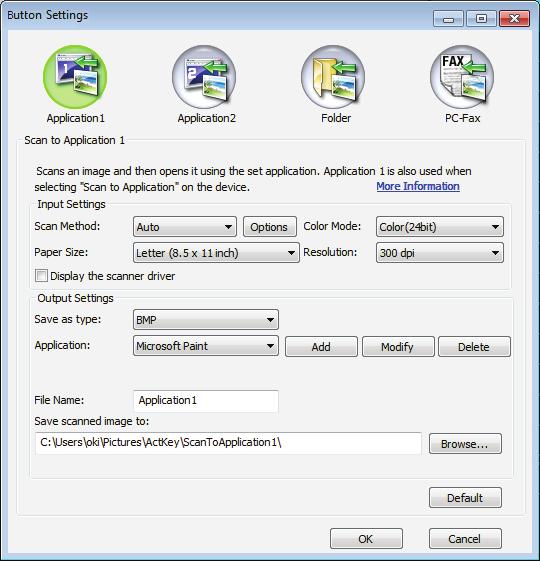 A segédprogram a DVD Utilities (Segédprogramok) mappájában található. Az ActKey segédprogram használatával kapcsolatos további információkért lásd: Távoli szkenn, 72. oldal.