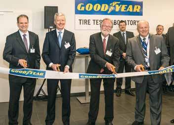 A laboratóriumot Kihnen és a Goodyear más vezetőin kívül Gast Jacobs, Colmar-Berg polgármestere adta át.