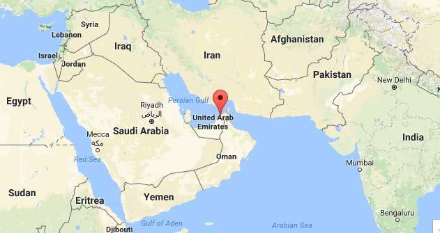 Emirátusokban Éves csapadék: