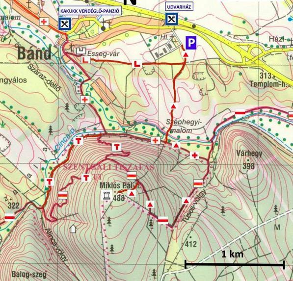 Ládák: gckmp http://geocaching.hu/caches.geo?id=4964 A kb. 15cmX10cmX6cm-es ládát a kilátótól keletre az erdőben, egy fa tövében kövekkel álcázott rejtekhelyen találod. Pótjelszó a kilátó 7.