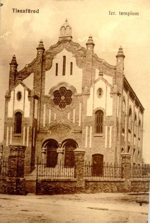 A szecessziós zsinagóga ünnepélyes avatás 1912.