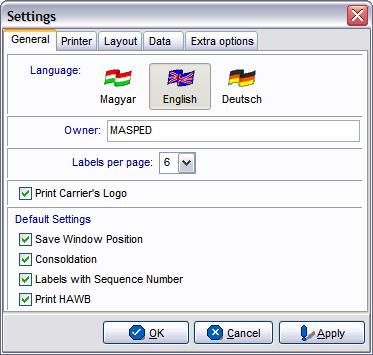 English Manual 3.12 First Transfer Point 3 letter IATA code of First Transfer Point. 3.13 Numbered Label We call the label "Numbered Label" when the barcode information contains the number of the label.