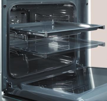 A recept kiválasztása után a sütő tájékoztat a sütés időtartamáról, a sütési idő végéről, a hőmérsékletről, a programról és a tepsi megfelelő szintjéről.