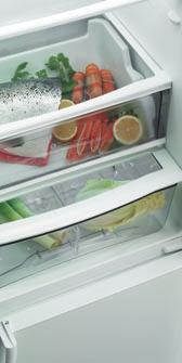 Multifresh rendszer: Az ideális hőmérséklet és páratartalom egy speciális, hideg levegő keringető rendszernek köszönhető.