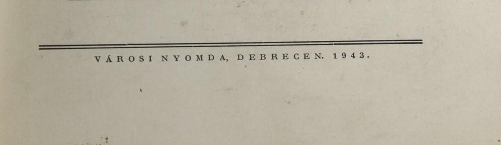 DEBRECEN SZ. KIR.