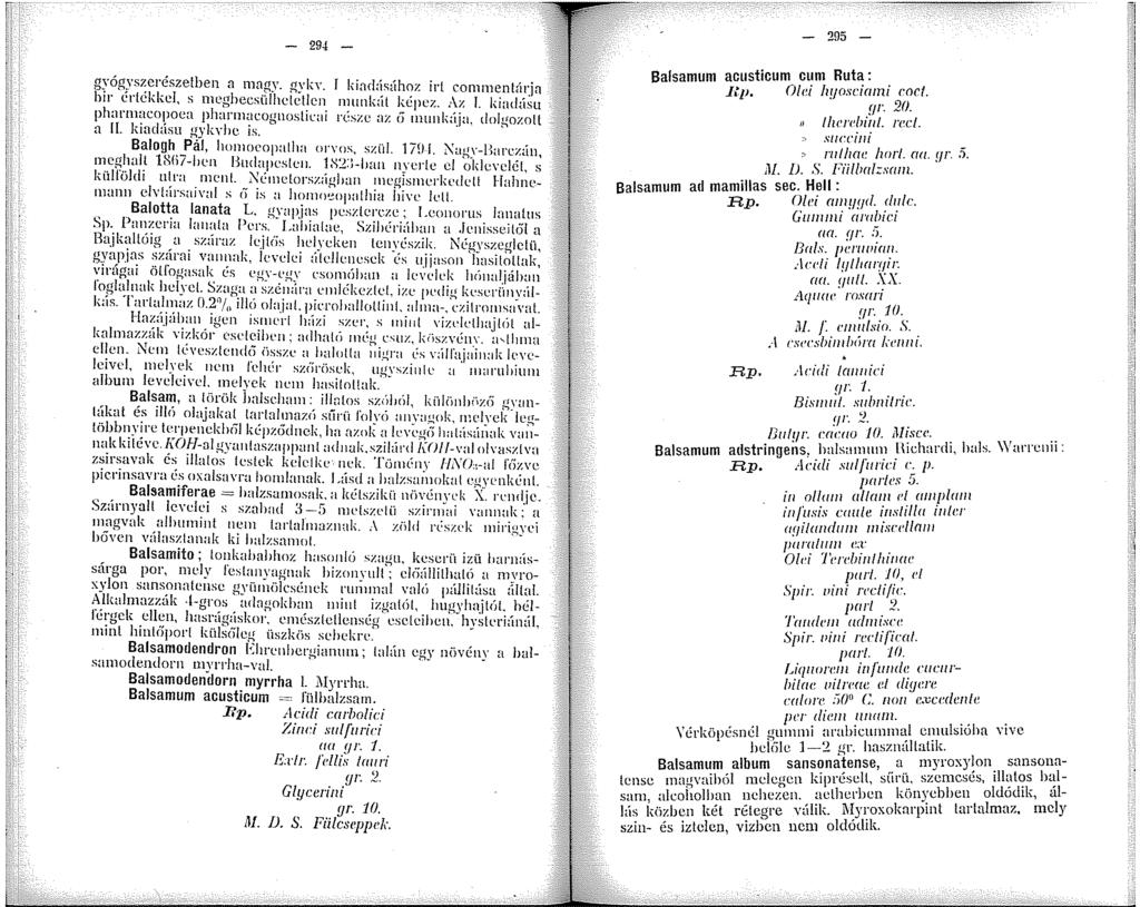- 294 - g~ óg; s7:erészetben a nagy. gykv. r ldadús~íhoz irt conenl{rjn br crtckkel, s mcghecsiilhctctlen munk;\t képez. Az l.