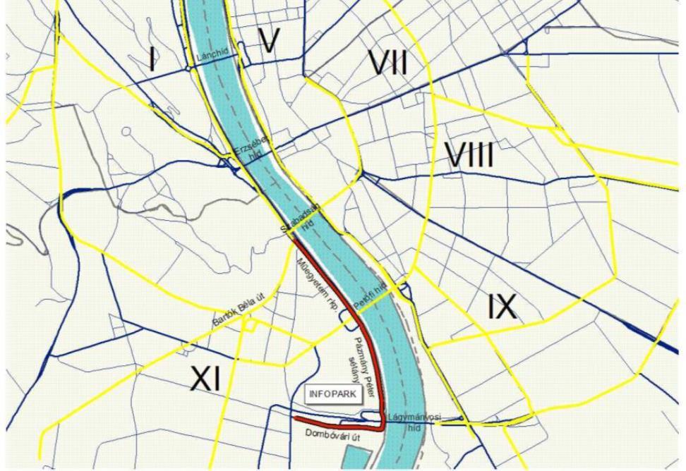 Műegyetem rakparti villamosvonal Új villamosvonal a Szent Gellért tértől a Műegyetem rakparton