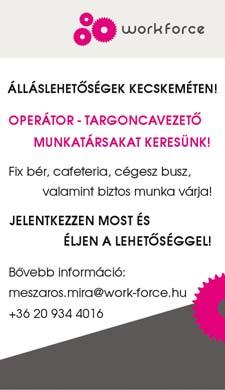 : 06-20/95-60-131 TÉSZTAIPARI betanított munkásokat keresünk, három műszakos munkarendbe,  :