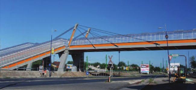 Budapest, Lakatos utcai gyalogos felüljáró Ferihegyi I.