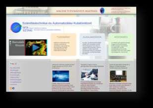 Kettőjük munkája a 3D web és az MTA SZTAKI 3D-s weblapja, amelyekről a következő két kép készült. 11.