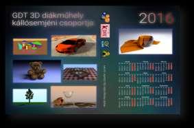Az idei évre már második alkalommal adtunk ki naptárt a diákműhelytagok által készített képekkel. Az alábbi ábrán a 3D grafika és animáció Skype-csoportját képező kállósemjéni diákok 2016.