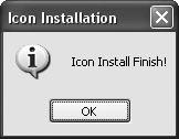 A Drive Letter Recognition Software program telepítése (csak Windows esetén) Megjegyzések az ikonokkal kapcsolatban Ha telepíti a Drive Letter Recognition Software programot, megváltozik a cserélhető