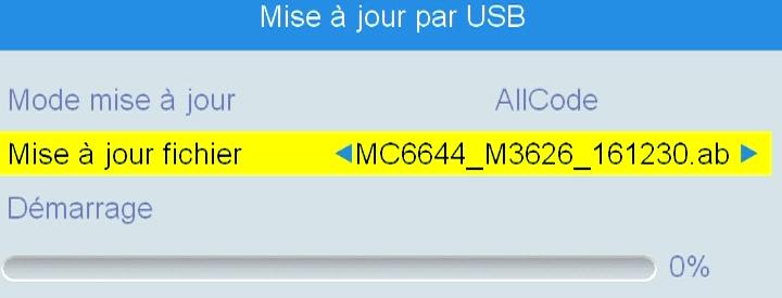 Mode d emploi 7.3 Mise à jour du logiciel par air Cette fonctionnalité permet dans certaines conditions - une mise à jour par le signal TNT de votre adaptateur.