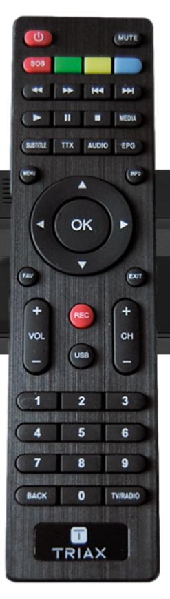 Használati útmutató TRIAX TR 63 Digitális vevő készülék HD DVB-T2 Article Article