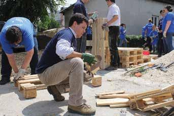reintegrate in to society. In 2014, we renovated and painted two dilapidated buildings of the day care centre.