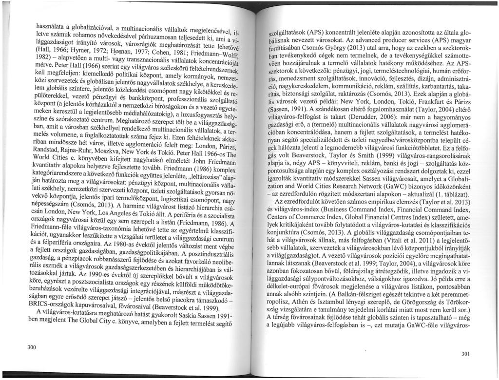 használata a globalizációval, a multinacionális vállaltok megjelenésével, il letve számuk rohamos növekedésével párhuzamosan teljesedett ki, ami a vi lággazdaságot irányító városok, városrégiók
