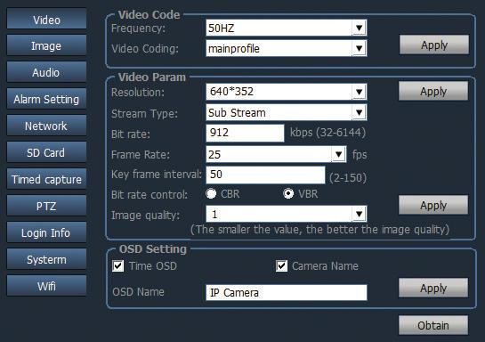 1. Device management (Kamera kezelése): Ez a felület lehetővé teszi a zónák ( területek ) és kamerák irányítását Zóna (terület) hozzáadása Zóna (terület) módosítása Kitöröli a zónát (területet)