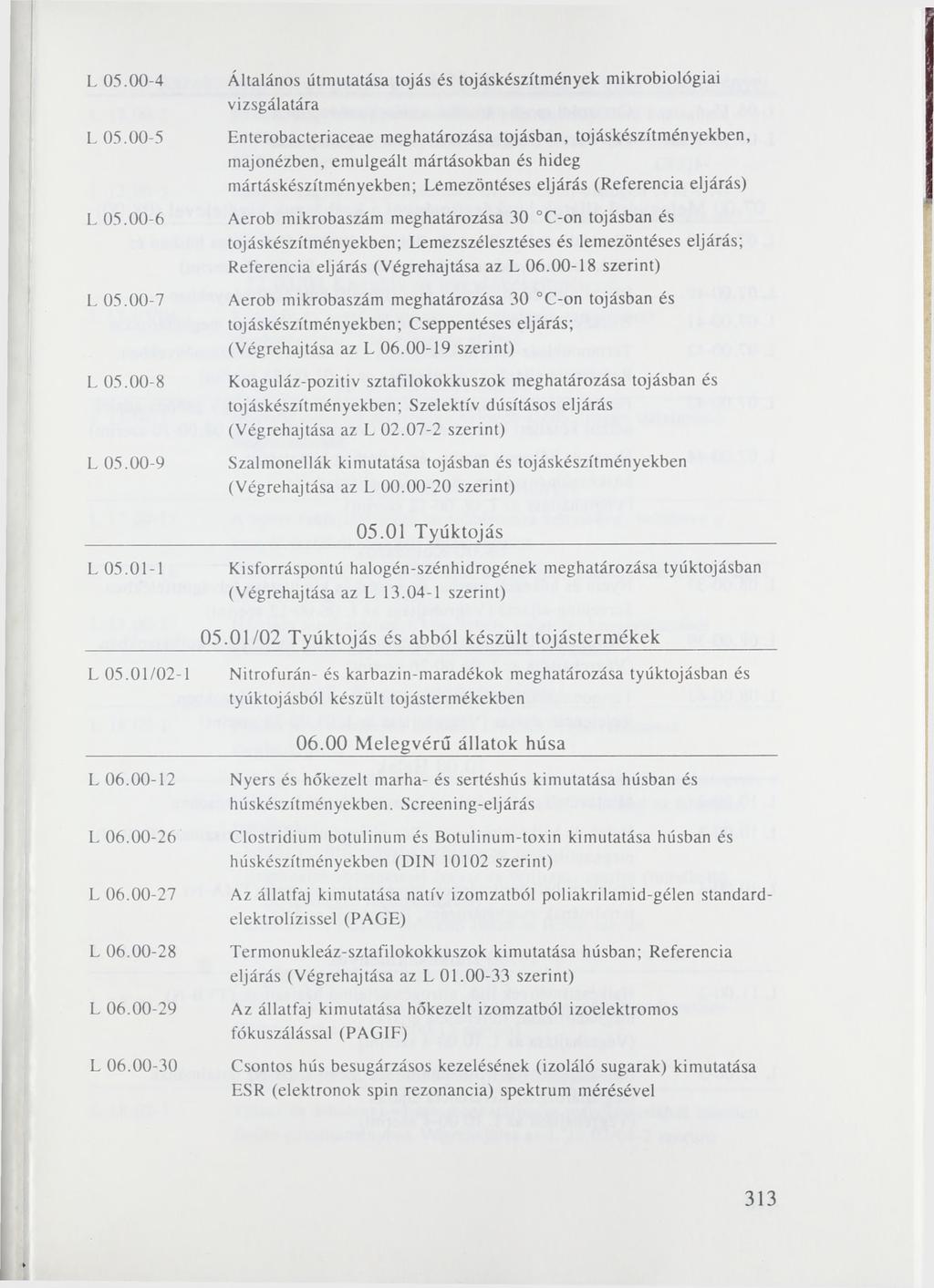 L 05.00-4 L 05.00-5 L 05.00-6 L 05.00-7 L 05.00-8 L 05.00-9 L 05.01-1 L 05.01/02-1 L 06.00-12 L 06.00-26 L 06.00-27 L 06.00-28 L 06.00-29 L 06.