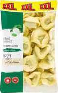 tortelloni / húsos tortelloni / gnocchi 599Ft 500 g / 750 g, 1 kg = 1