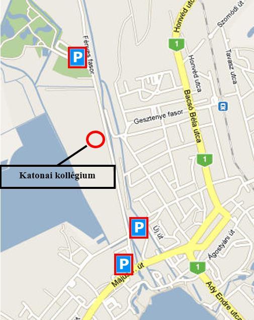 Parkolás: Katonai kollégium területén Arany, Ezüst távon indulók részére (korlátozott férőhely) A teljesítménytúra kb.