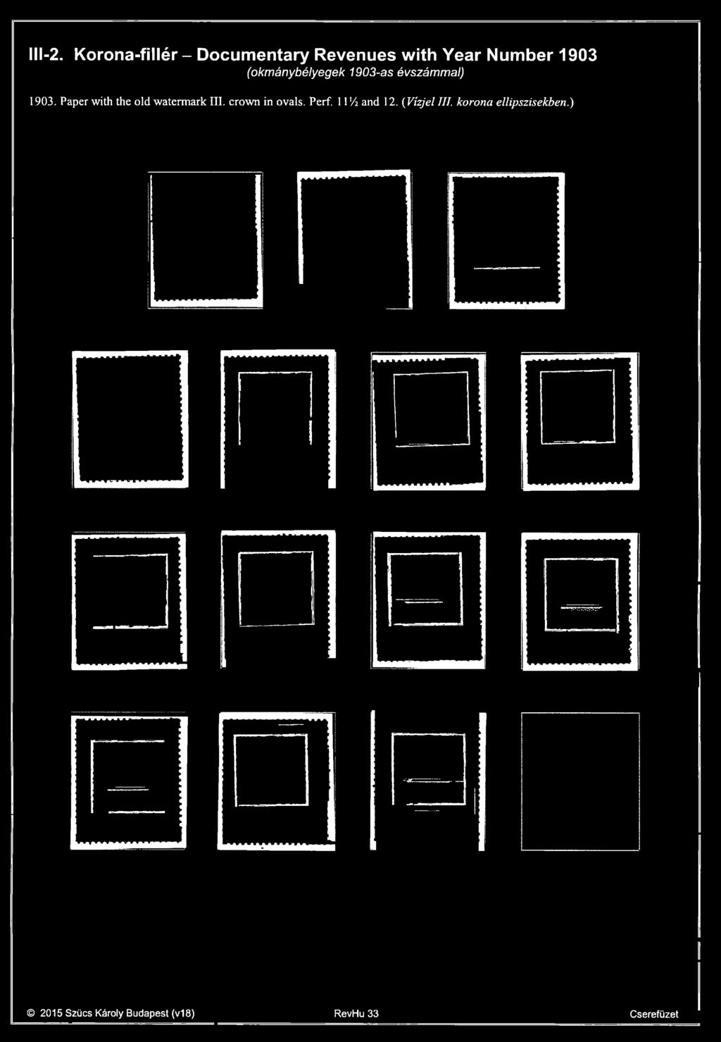 Paper with the old watermark III.