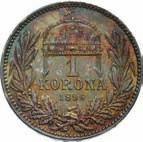 1 Korona (Ag) 1896 Körmöcbánya 96 gr.