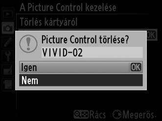 Egyéni Picture Control beállítások megosztása A ViewNX 2, vagy a külön megvásárolható szoftverek, mint például a Capture NX 2 alkalmazásokhoz rendelkezésre álló Picture Control Utility