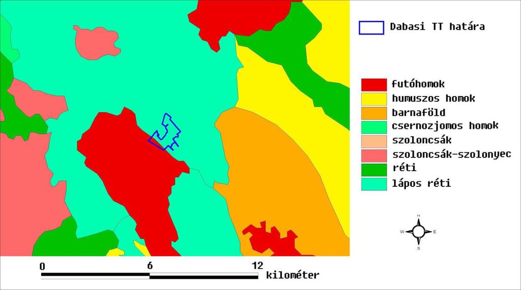 Duna-völgyifőcsatorna felé biztosított, a vizek nem töményednek be, így a terület elkerüli az erőteljesebb szikesedést. 2.1.5.