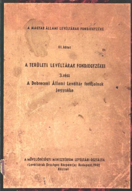 Szendiné Orvos Erzsébet: 40 év a Hajdú-Bihar Megyei Levéltárban Az előbb felsoroltam kollégáid többségét. Kikkel dolgoztál együtt közvetlenül? Milyen munkakapcsolatban voltatok?