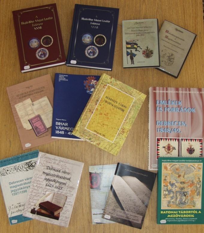 A Hajdú-Bihar Megyei Levéltár Évkönyve XXXIV. A sorozat jellegű kiadványmunka mellett a levéltár munkatársai természetesen részt vettek egyéb, nem saját kiadású kötetek elkészítésében is.