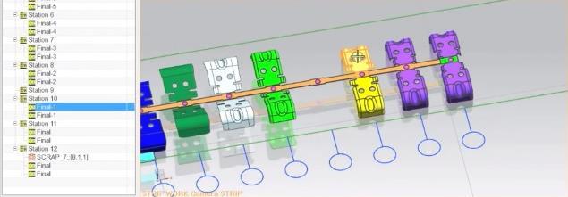 2.4. ábra NX Proressive Die Wizard [5] Az NX Progressive Die Design főbb funkciói: lemezalkatrész beolvasása teríték meghatározása (hajlítások és mélyhúzás esetén is) sávterv elkészítése szerszámház