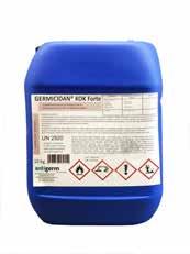 GERMI- CIDAN FF PLUS 3 liter vízben 1000 m3-hez elegendő.